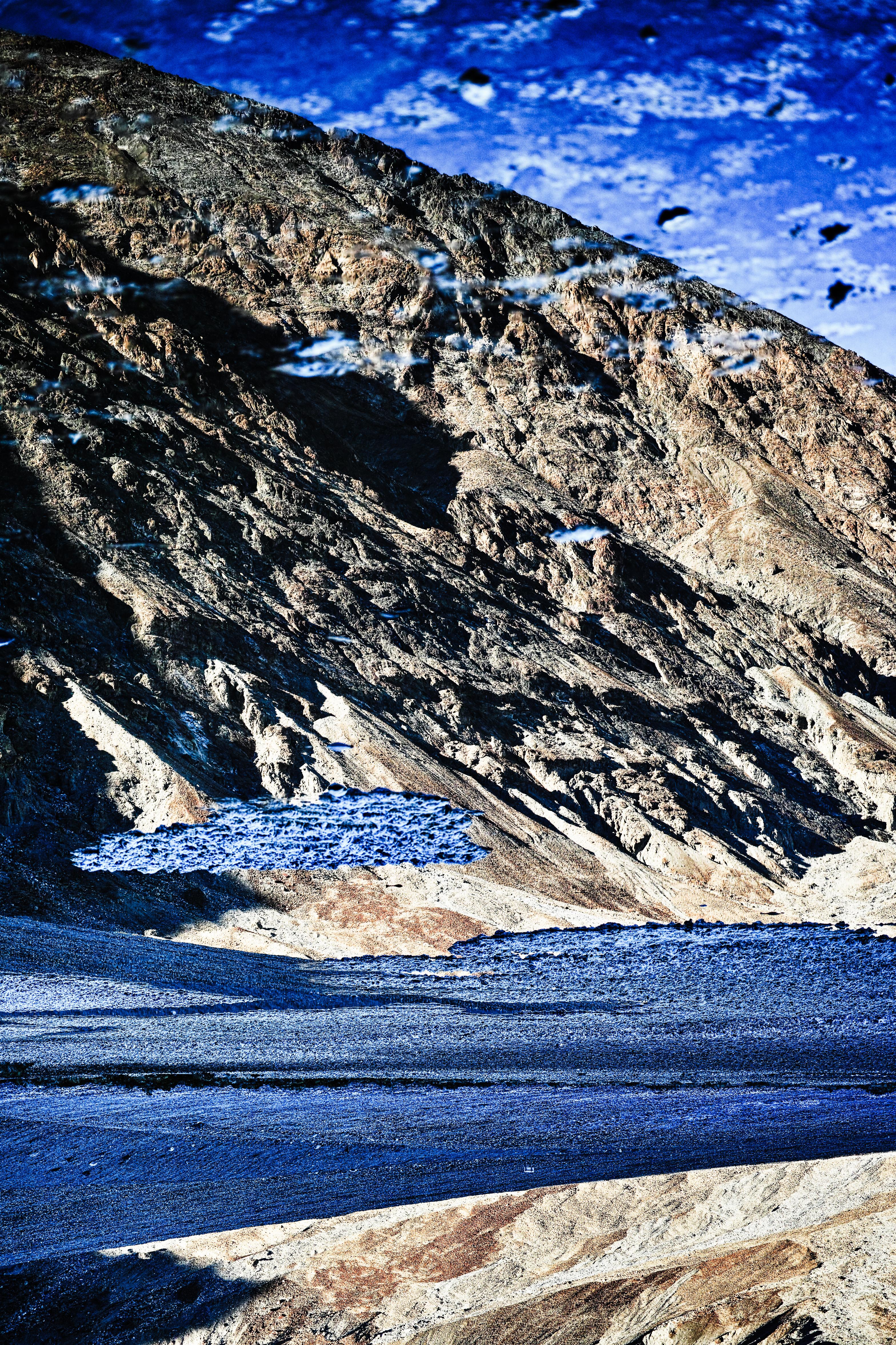 alluvial abstract, death valley